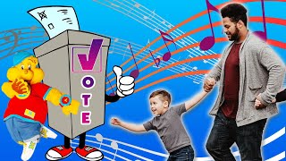 VOTE VOTE VOTE! WHO’S NEXT? | Voting Song for Kids + Parents | Hip Hop Harry Rap + Dance