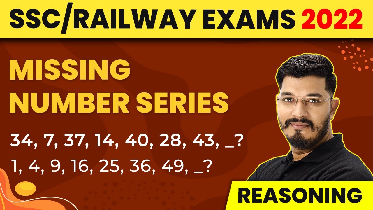 Missing Number Series | Reasoning | All SSC And Railways Exams - YouTube