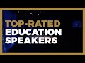 🎤 Education Speakers Bureau: Top-Rated Motivational Speakers for Students, Educators, & Staff