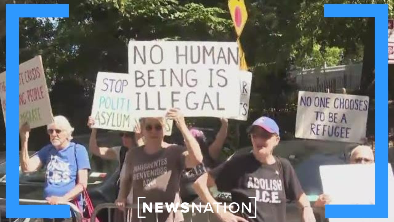 New York City Migrant Crisis Protests Turn Violent | NewsNation Now ...