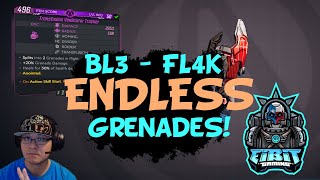 Borderlands 3 - Best Easy INFINITE Grenade for FL4K Build - FLAK BL3