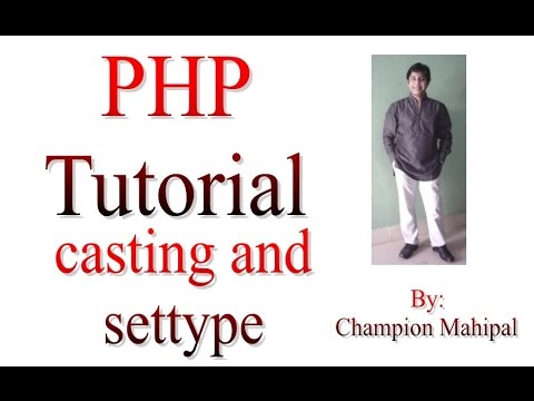 Settype Function In Php Parameter Values Settype Function In Php Parameter Values
