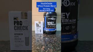 MB Pro Check Healthoxide Whey Protein Lab Test | Is Healthoxide Whey Good? #wheyprotein #mbprocheck