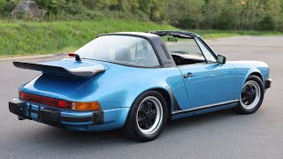 1979 Porsche 911SC Targa Minerva Blue- Walk Around