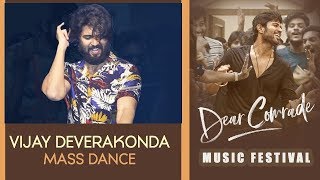 Vijay Deverakonda MASS DANCE Performance | Dear Comrade Music Festival | Rashmika Mandanna