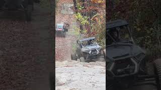 rzr tackles cliffhanger at black mountain #offroad #utv #blackmountain #kentucky #polaris #turbos