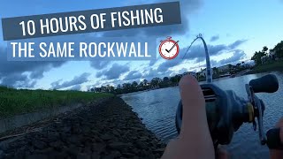 10 Hours of Fishing a Rock Wall | Land Based Fishing | Gold Coast