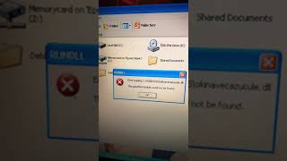 Windows XP RUNDLL error