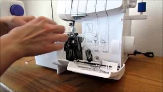 Serger 101: Threading a Brother 1034d Serger for Roll Hemming by CKC Patterns