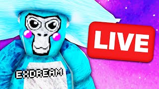 🔴Gorilla Tag Live🔴 Doing Fan Codes \u0026 Minigames! #gtag #gorillatag #shorts