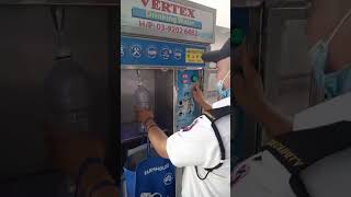 nepali security GUARD Draining the water from the machine #shorts #shortsvideo