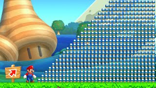 Can Mario Collect 999 Mini Mushrooms in New Super Mario Bros. U?