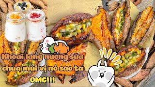 KHOAI LANG NƯỚNG SỮA CHUA !!! ĂN VÔ CÓ SAO KHÔNG TA | CÀN QUÉT SÀI GÒN