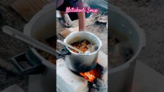 Village style Naatukodi soup - మా తోటలో🐓🍲#villagefood#food#natukodi#soup#eating#villagelife#cook