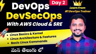 DAY-2 Linux Foundation for DevOps Engineers | DevOps & DevSecOps with AWS & SRE
