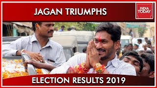 Jagan Mohan Reddy's Supporters Begins Celebrations| Results2019