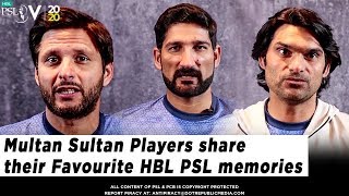 Multan Sultan Players share their Favourite HBL PSL Memories | HBL PSL 2020