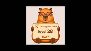 Nonogram.com Level 28 — Hard #mobilegaming #puzzle #nonogram #beginnerfriendly