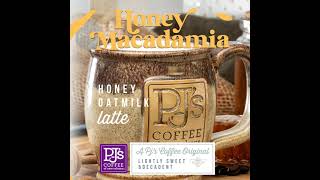 PJ's Coffee Honey Mac Oatmilk Latte