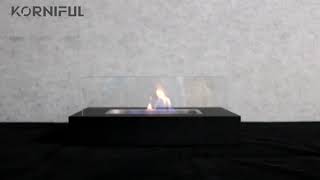 Instructions and fuel recommendations for the KORNIFUL Minimalist Tabletop fire pit