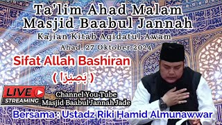 🔴LIVE | Kitab Aqidatul Awwam | Ustadz Riki Hamid Almunawar