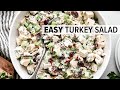 TURKEY SALAD | The Best Use of Turkey Leftovers!