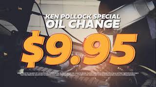 $9.95 Oil Change Everyday at Ken Pollock Tire and Auto Center!