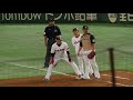 2018.3.20 陽岱鋼（ペシッ）中田翔（ペシッ）場内が笑いに包まれた２人のやりとり