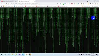 [JAVASCRIPT] Matrix Rain Source Code