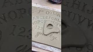 Making a ceramic ouija board