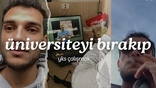 üniversiteyi bırakıp yks çalıştığım bir günüm | 6 ayda derece yapma serisi 2 #yks #tyt #ayt