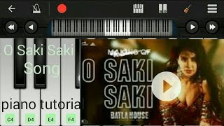 O saki saki song piano tutorial || mobile perfect piano || The Piano Source