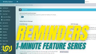 Reminders - 1 minute Feature Series