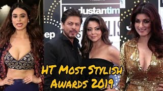 Shahrukh Khan Makes GRAND ENTRY With Wife Gauri Khan @ HT Most Stylish Awards 2019