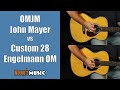 Maury compares the Martin OMJM vs the Custom Shop OM Engelmann 28