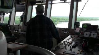 Paul R Tregurtha Blowing the Whistle - Great Lakes Freighter