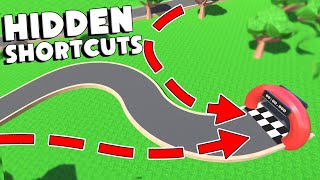 I Put MULTIPLE HIDDEN Shortcut Routes In My Track!