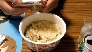 【たういのカップ麺食べレポ動画】4/20発売サッポロ一番 かねふく監修 明太とんこつ味ラーメン