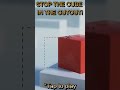 ⏸️ pause to play ⏸️ 🟢easy difficulty 🟢 stop the cube in the cut out