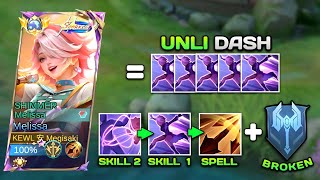 GLOBAL MELISSA PERFECT SKILL COMBO FOR UNLIMITED DASH FINALLY REVEALED!! 😱