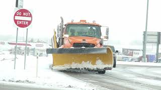 01-04-2025 Rapid City, SD - Slow Motion Snow and Snow Plows