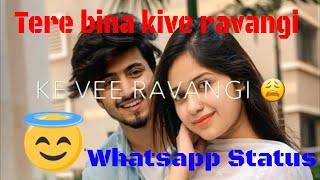 Tere Bin Kive Whatsapp Status   So Sweet 😍 New Whatsapp Status Video 💖 #tere_bin_kive_status