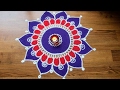 Free hand Diwali Rangoli Designs with Colours by Shital Daga