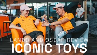 Lando Norris and Oscar Piastri review iconic toys