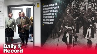 D-Day veteran, 99, is ‘great example to us all’, King says during visit to Aberdeen museum