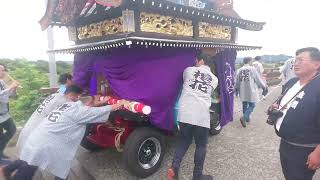 飯坂八幡神社例大祭 飯坂けんか祭り 2024 本祭り 小川の旗 神輿渡御 神輿 梍花 横町 立綱