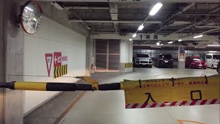 【大阪市 西区】タイムズライフ阿波座駅前店 地下駐車場（車載動画）