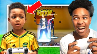 Letting My Little Bro Win At Fortnite... Then DESTROYING Him!