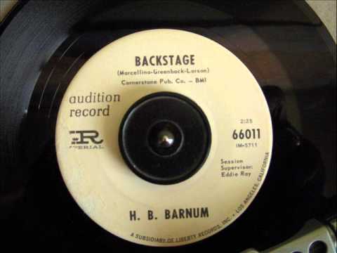 H B BARNUM - BACKSTAGE - YouTube