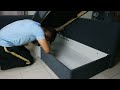 friheten sofa bed from ikea unboxing installation and testing.